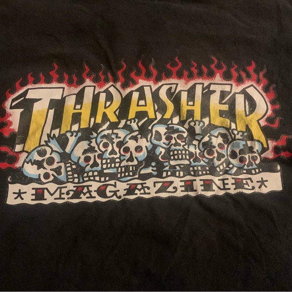 Thrasher Magazine tee-shirt with skeletons - Picture 2 of 3